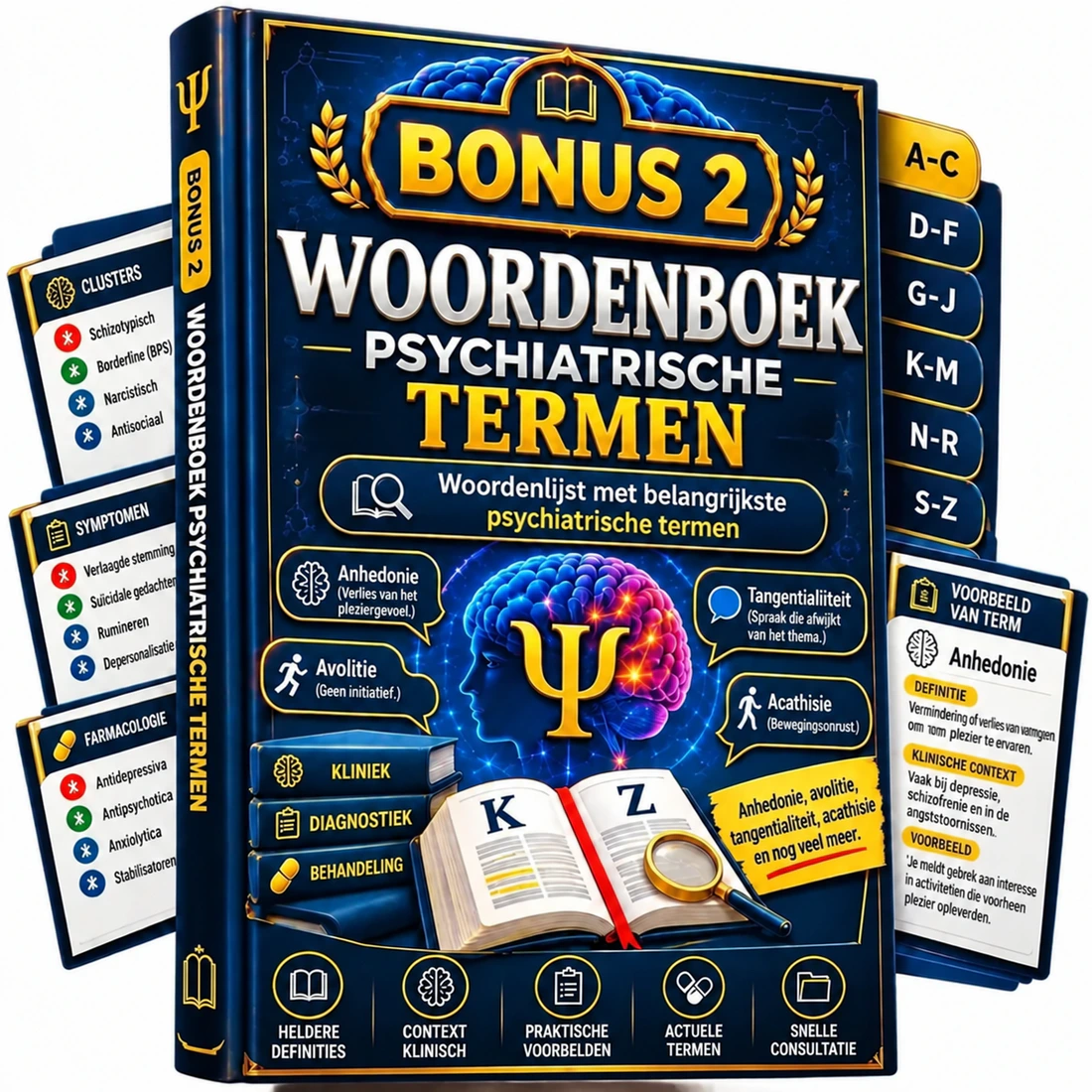 Woordenboek psychiatrische termen