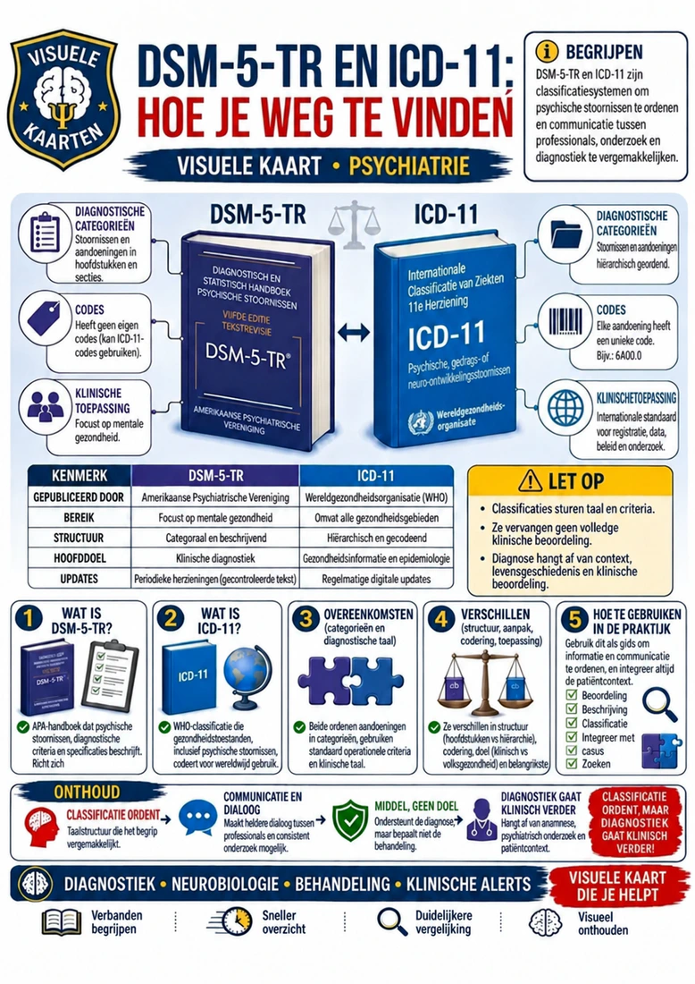 Classificatiesystemen DSM-5-TR en ICD-11