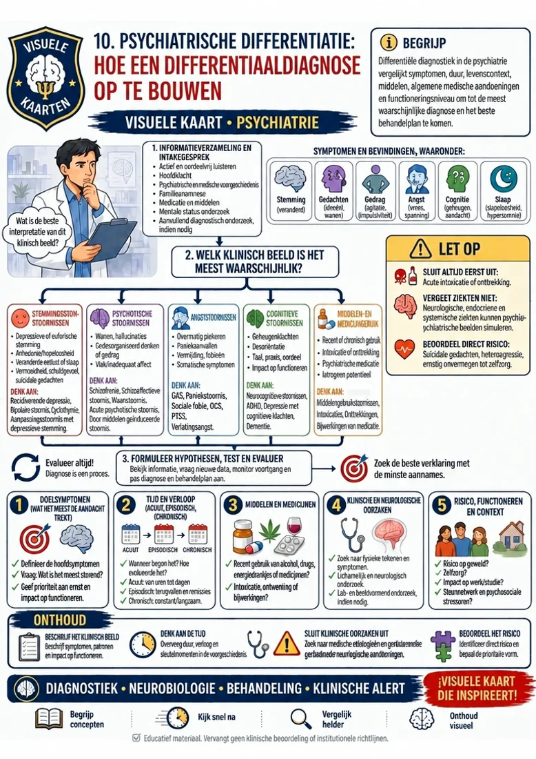 Differentiaaldiagnose in de psychiatrie